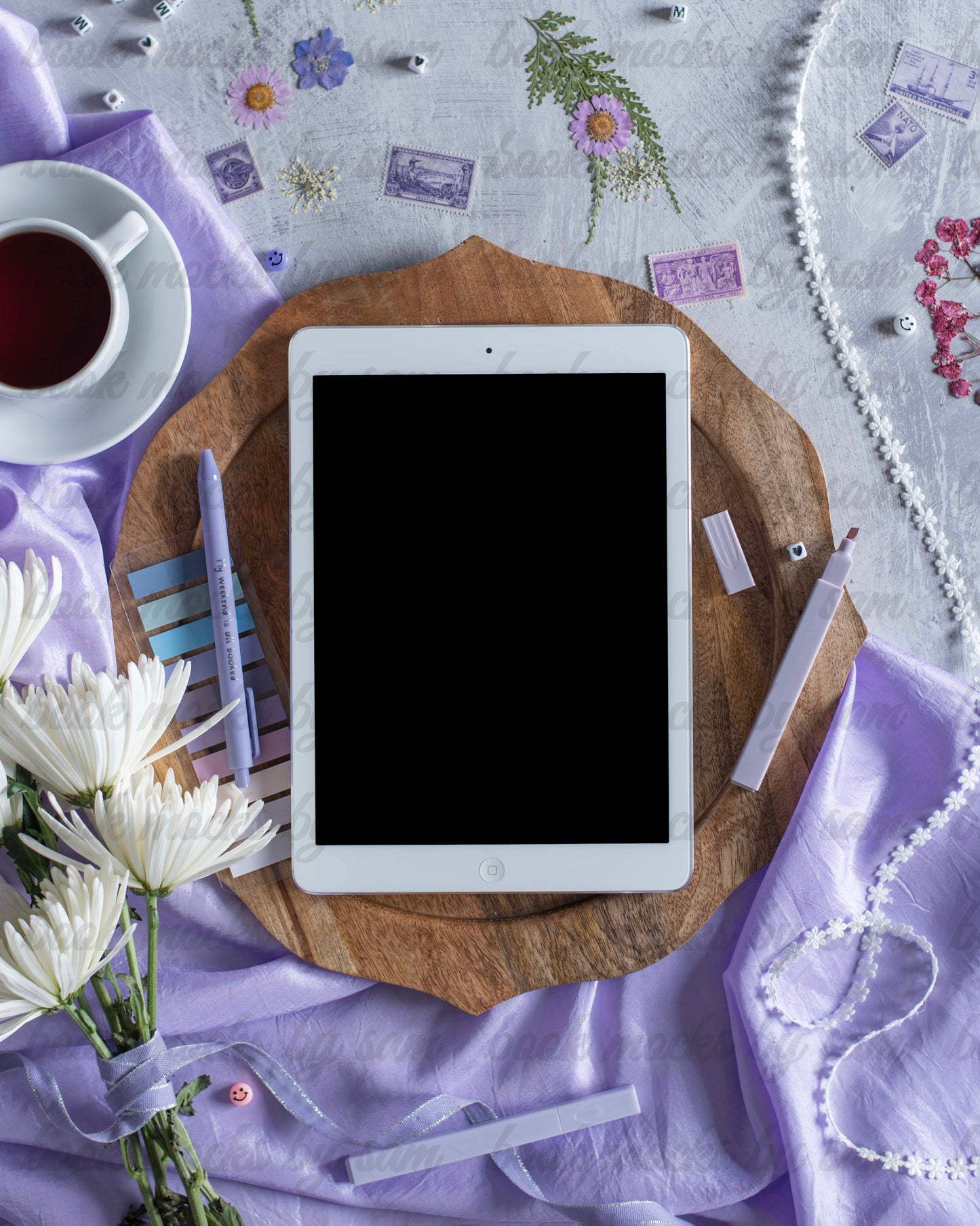 Lilac Pages iPad 2